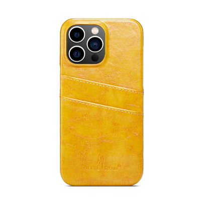 Duurzaamheid van Max Leather Phone Cases Dirtproof van het douaneiphone 14 de Pro