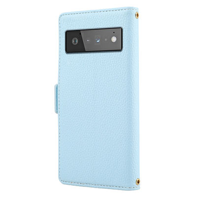 Van de het Pixeltelefoon van Tpugoogle de Gevallendekking Scratchproof Flip Stand Leather