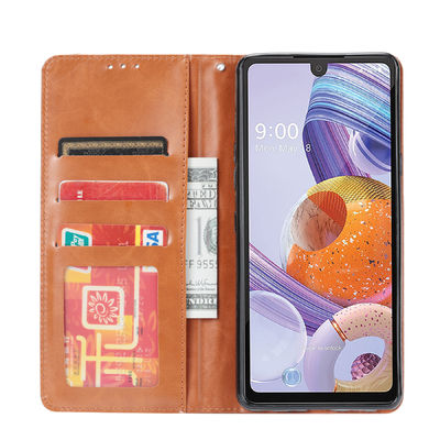 Het schokbestendige LG-Leer van het Gevaltpu van de Celtelefoon Uitstekende Aangepast OEM