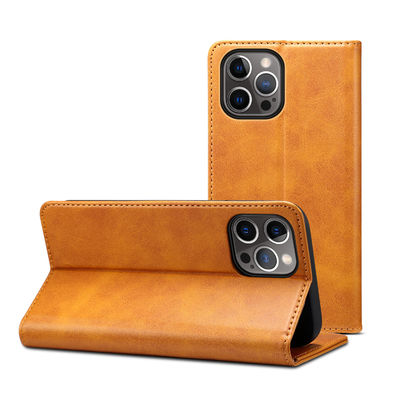 Echt van het de Telefoongeval van de Leerportefeuille ODM/OEM het Leergeval van Luxeiphone