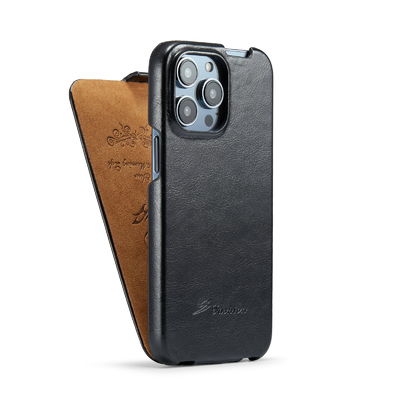 Uitstekende van de Telefoongevallen van het Luxe Echte Leer OEM Iphone 14 Magnetisch Geval