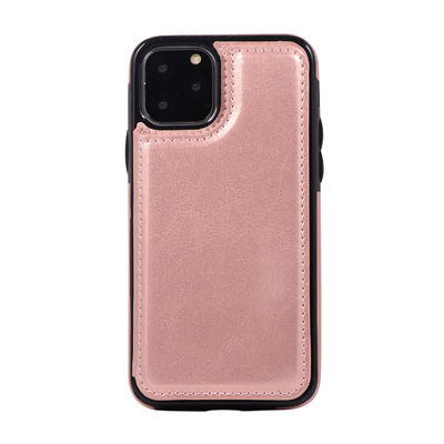 De Portefeuillegeval van de schokbestendig Pu-Leer Mobiel Telefoon Onschadelijke IPhone 11dekking