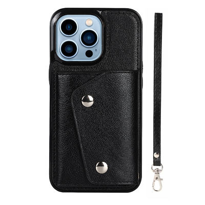 OEM Pu het Geval van de Telefoonzak Waterdichte Magnetische Mobiele Telefoongevallen
