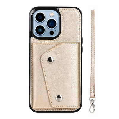 OEM Pu het Geval van de Telefoonzak Waterdichte Magnetische Mobiele Telefoongevallen