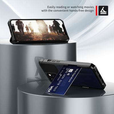 Uitstekende Magnetische Kaarthouder voor Iphone 12 Dirtproof Leer 13