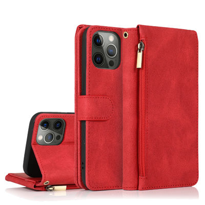Van het Gevaliphone van de portefeuilletelefoon de Luxe van het het Leergeval Echte Moderne Stijl