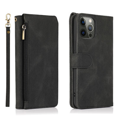 Van het Gevaliphone van de portefeuilletelefoon de Luxe van het het Leergeval Echte Moderne Stijl