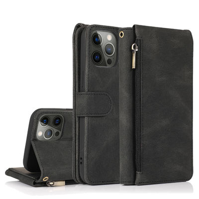 Van het Gevaliphone van de portefeuilletelefoon de Luxe van het het Leergeval Echte Moderne Stijl