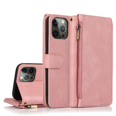 Van het Gevaliphone van de portefeuilletelefoon de Luxe van het het Leergeval Echte Moderne Stijl