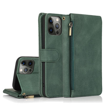 Van het Gevaliphone van de portefeuilletelefoon de Luxe van het het Leergeval Echte Moderne Stijl