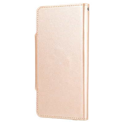 OEM/ODM de Gevallenpu van Portefeuilleiphone Beschermende Echte Leerluxe