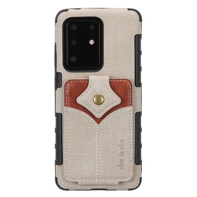 Van het de Gevallen Multifunctioneel Leer van luxe Echt Samsung Beschermend de Telefoongeval