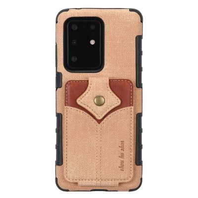 Van het de Gevallen Multifunctioneel Leer van luxe Echt Samsung Beschermend de Telefoongeval