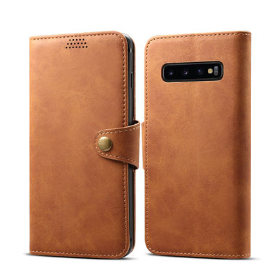 De naadloze Echte Luxe van de Gevallenscratchproof van Leersamsung Beschermende