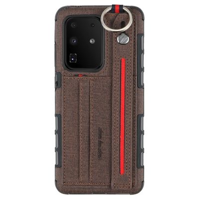 De echte Houder van de het Leerkaart van het Telefoongeval Dirtproof Pu-Kaartzak