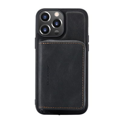 Naadloze Iphone 12/Iphone 13 het Geval van de Leertelefoon Multifunctionele Iphone 14 Geval