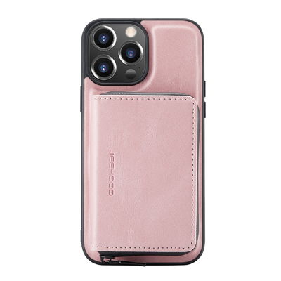Naadloze Iphone 12/Iphone 13 het Geval van de Leertelefoon Multifunctionele Iphone 14 Geval