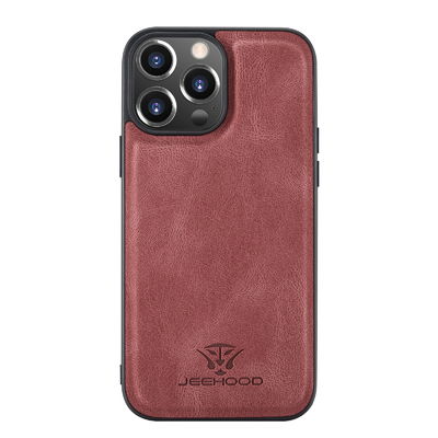 Naadloze Iphone 12/Iphone 13 het Geval van de Leertelefoon Multifunctionele Iphone 14 Geval