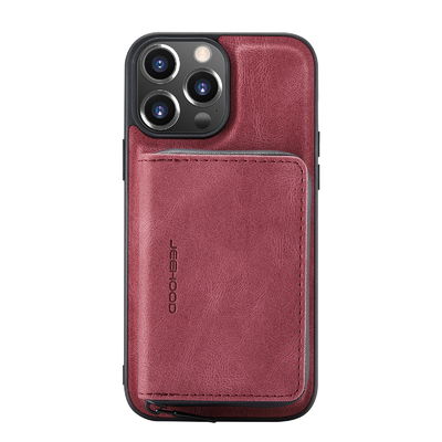 Naadloze Iphone 12/Iphone 13 het Geval van de Leertelefoon Multifunctionele Iphone 14 Geval