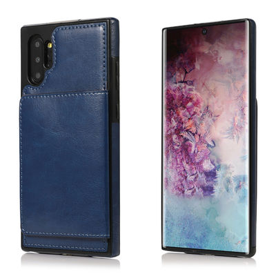 Tik 3 OEM 5g van het Leergeval Tik 4 van Matte Samsung Galaxy Z de Portefeuille van de Kaarthouder