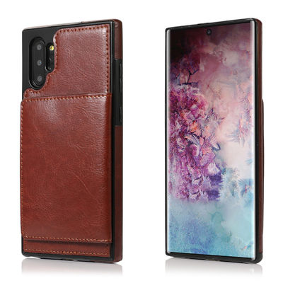Tik 3 OEM 5g van het Leergeval Tik 4 van Matte Samsung Galaxy Z de Portefeuille van de Kaarthouder