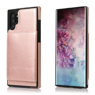 Tik 3 OEM 5g van het Leergeval Tik 4 van Matte Samsung Galaxy Z de Portefeuille van de Kaarthouder