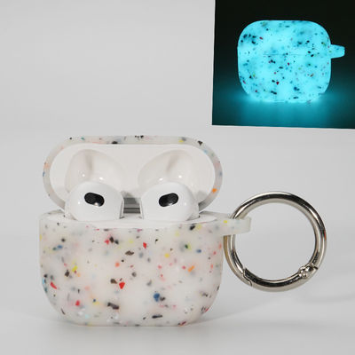 Het onschadelijke van het de Dekkings Lichtgevende Silicone van het Hoofdtelefoongeval Geval Airpods Pro