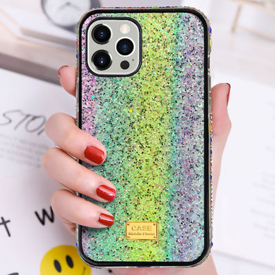 Glanzende mobiele telefoon hoes Luxe Diamond Protection Back Case Voor iPhone 13 12 Promax