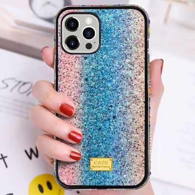 Glanzende mobiele telefoon hoes Luxe Diamond Protection Back Case Voor iPhone 13 12 Promax