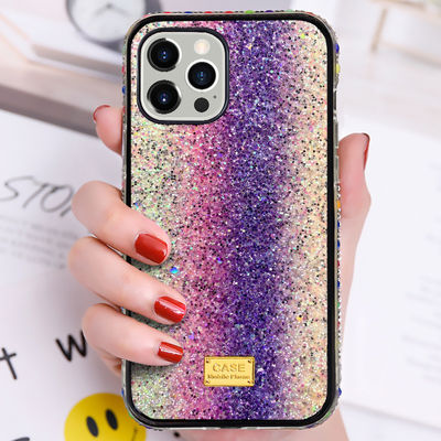 Glanzende mobiele telefoon hoes Luxe Diamond Protection Back Case Voor iPhone 13 12 Promax
