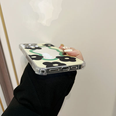 Glanzige siliconen mobiele telefoon hoesjes voor Iphone 8 bescherming doorzichtig materiaal